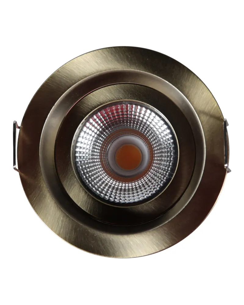 Steinhauer Pelite spot LED-Einbaustrahler, dreh- und schwenkbar in Bronze, Ansicht 9
