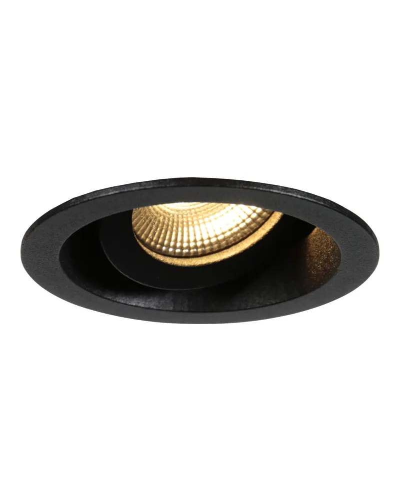 Steinhauer Pelite spot LED-Einbaustrahler, dreh- und schwenkbar in Schwarz, Ansicht 1