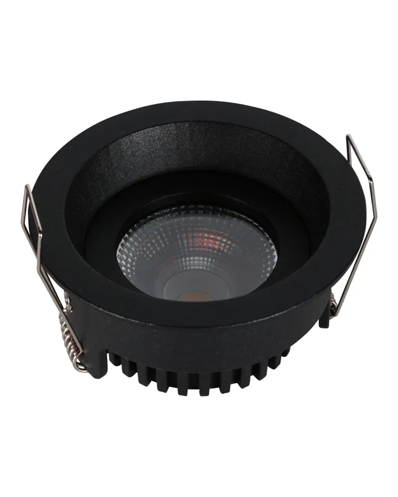 Steinhauer Pelite spot LED-Einbaustrahler, dreh- und schwenkbar in Schwarz, Ansicht 3