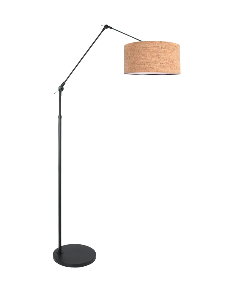Prestige Chic Stehlampe mit Lesearm in Schwarz