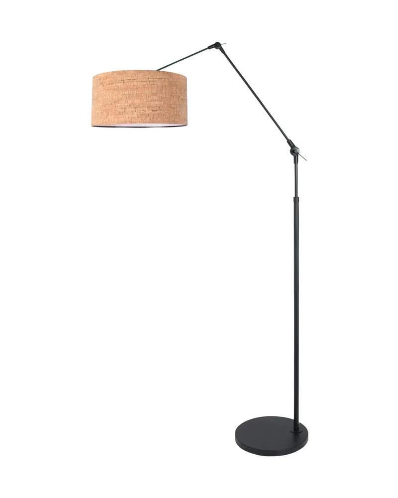 Steinhauer Prestige Chic Stehlampe mit Lesearm in Schwarz in Schwarz, Ansicht 2