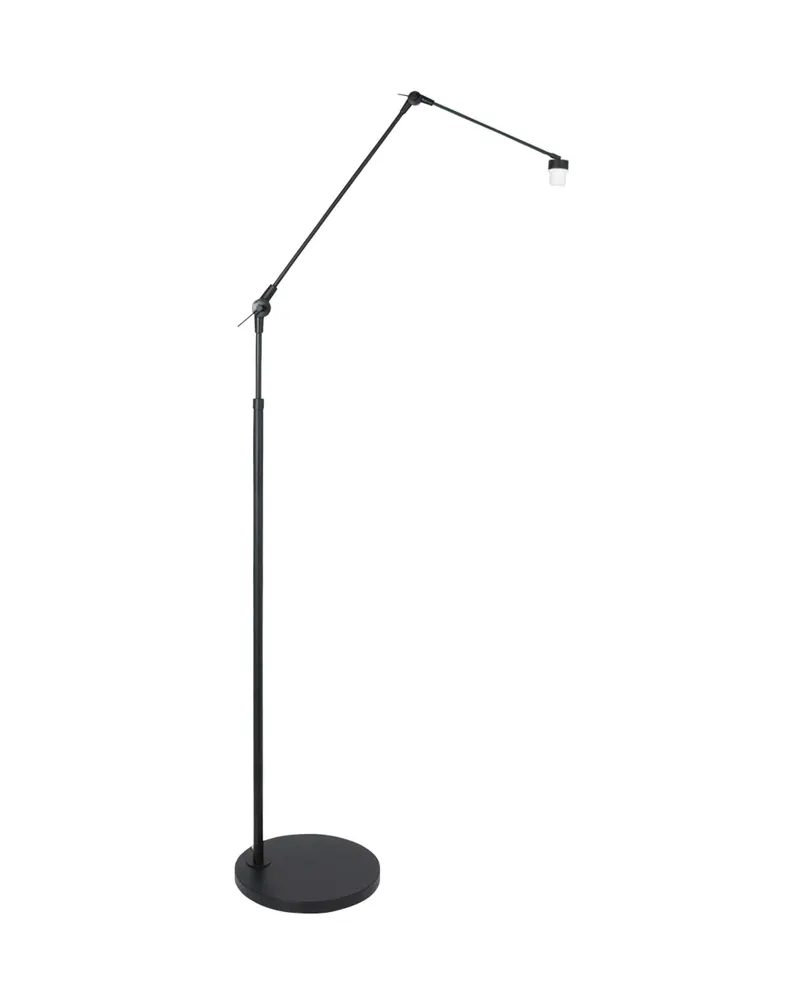 Steinhauer Prestige Chic Stehlampe mit Lesearm in Schwarz in Schwarz, Ansicht 3