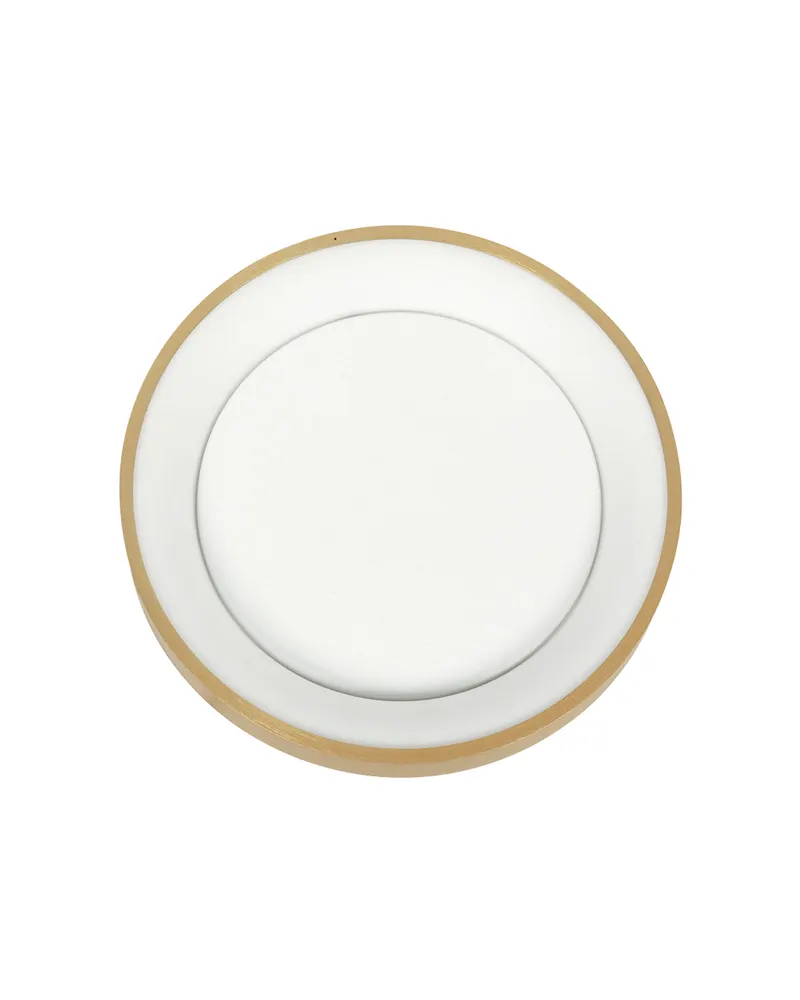 Ringlede kompakte LED-Deckenleuchte in Gold, Ansicht 7