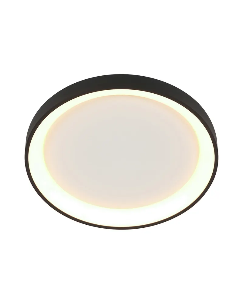 Ringlede kompakte LED-Deckenleuchte in Weiß, Schwarz, Ansicht 5