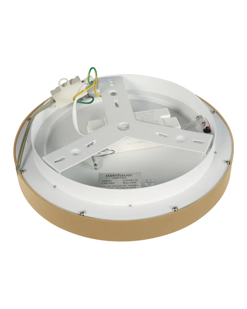 Steinhauer Ringlede LED-Deckenleuchte in Gold, Ansicht 9