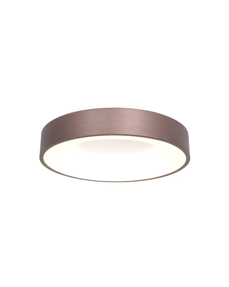 Ringlede LED-Deckenleuchte mit warmweißem Licht, Weiß