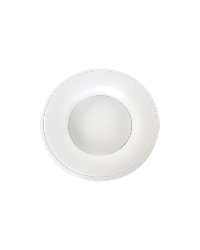 Ringlede LED-Deckenleuchte mit warmweißem Licht in Weiß, Ansicht 6