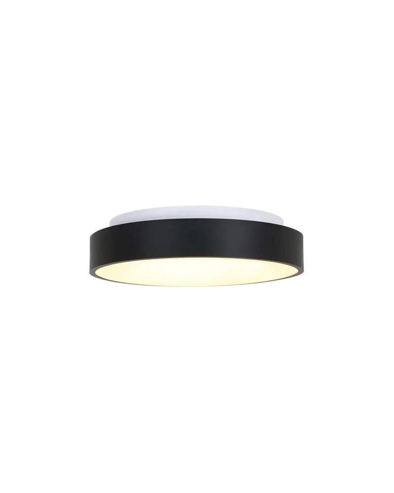 Ringlede LED-Deckenleuchte mit warmweißem Licht in Weiß, Schwarz, Ansicht 14