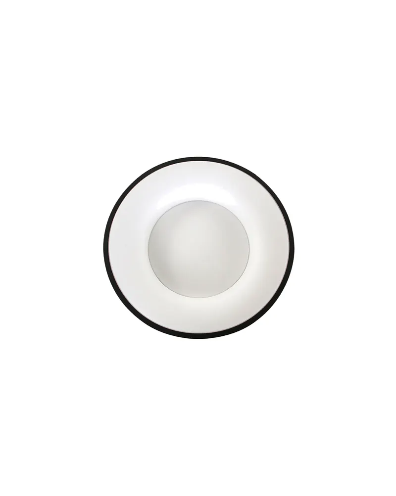 Ringlede LED-Deckenleuchte mit warmweißem Licht in Weiß, Schwarz, Ansicht 5
