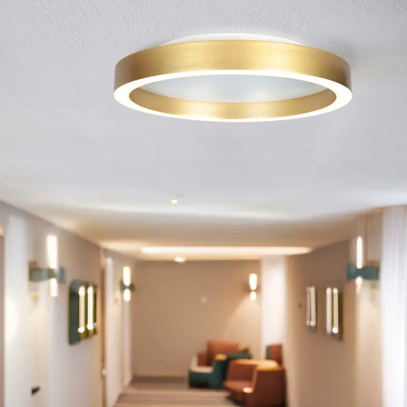 Steinhauer Ringlux Deckenleuchte, Gold, Ø 30 cm in Gold, Ansicht 2