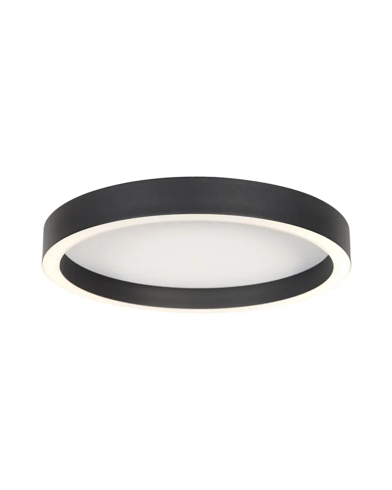Steinhauer Ringlux Deckenleuchte, Ø 30 cm in Schwarz, Ansicht 1