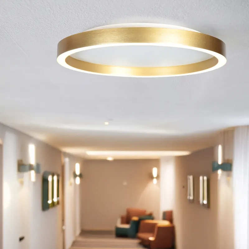Steinhauer Ringlux Deckenleuchte, Ø 40 cm in Gold, Ansicht 2
