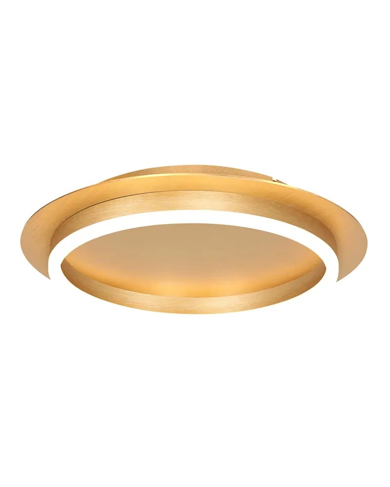Ringlux Deckenleuchte mit dimmbarem LED-Modul, Schwarz