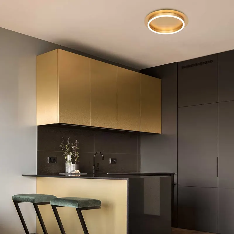 Steinhauer Ringlux Deckenleuchte mit dimmbarem LED-Modul in Gold, Ansicht 2