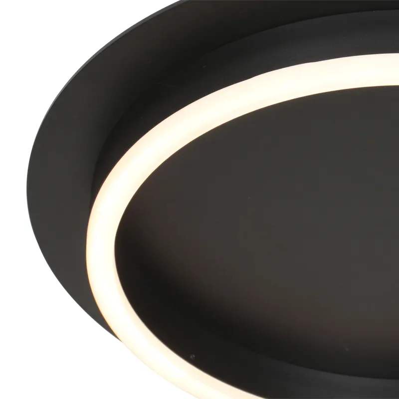 Steinhauer Ringlux Deckenleuchte mit dimmbarem LED-Modul in Schwarz, Ansicht 9