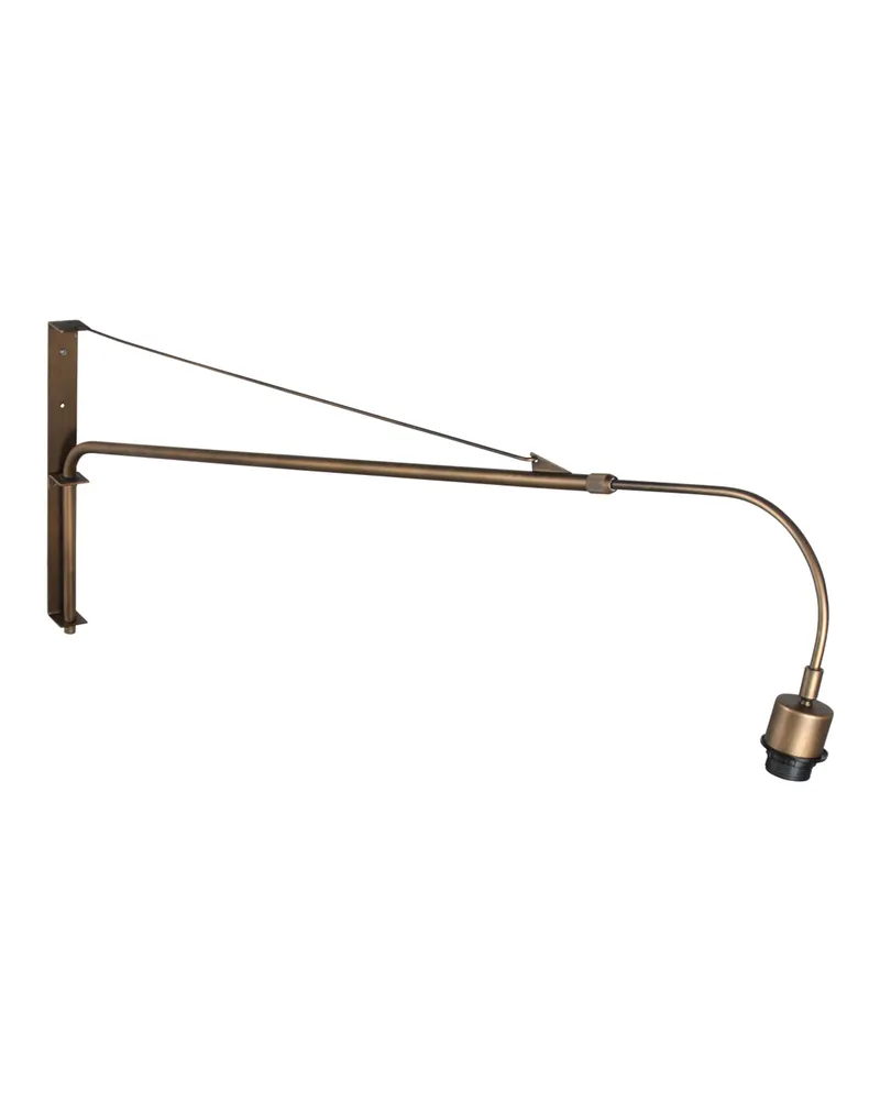 Steinhauer Silva-Alba Wandleuchte mit E27-Fassung in Bronze, Leinenweiß, Ansicht 5