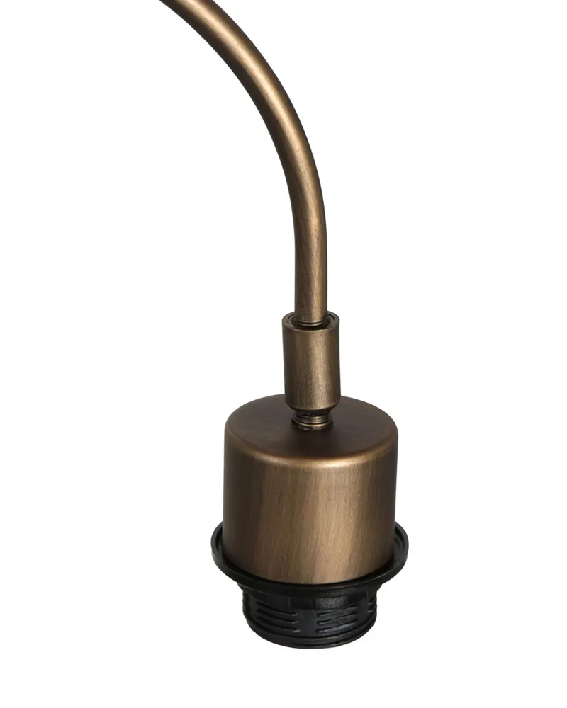 Steinhauer Silva-Alba Wandleuchte mit E27-Fassung in Bronze, Leinenweiß, Ansicht 6