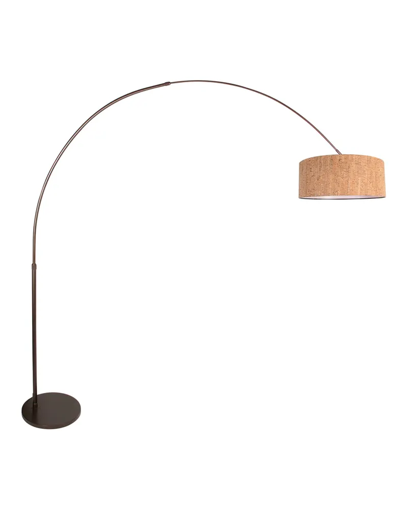 Sparkled Light Bogenlampe aus Kork und Metall