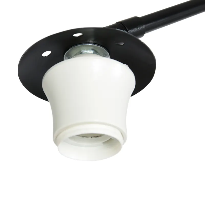 Sparkled Light Bogenlampe mit Leinen-Textilschirm in Grau, Schwarz, Ansicht 10
