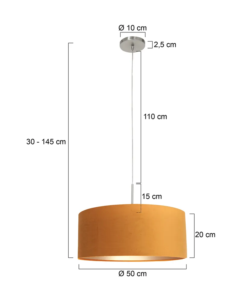 Sparkled Light Pendelleuchte in Gold, Stahl, Ansicht 2
