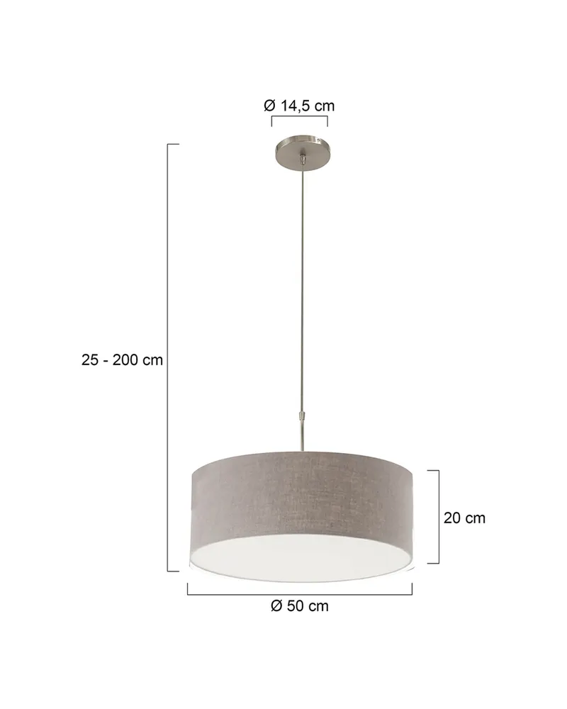 Steinhauer Sparkled Light Pendelleuchte in Grau, Ansicht 2