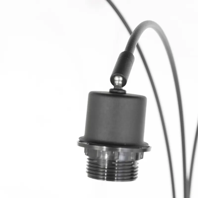 Steinhauer Sparkled Light Stehlampe mit Lesearm, Leinenweiß und Schwarz in Leinenweiß, Ansicht 10