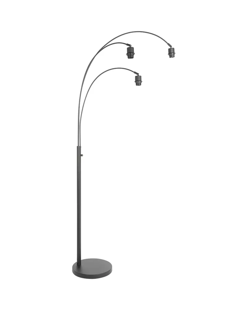 Steinhauer Sparkled Light Stehlampe mit Lesearm in Grau in Grau, Ansicht 4