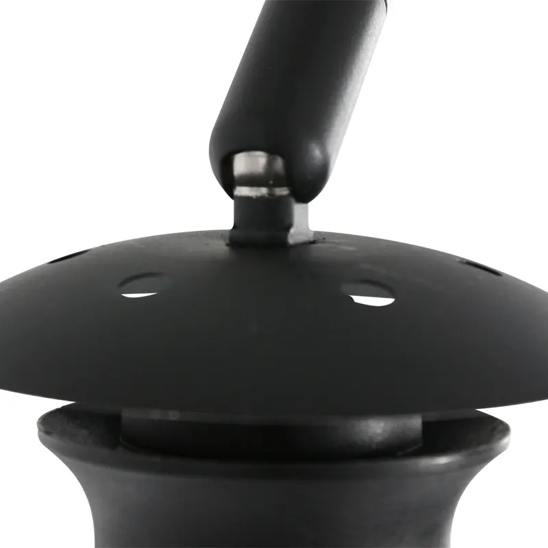 Sparkled Light Wandleuchte aus Bambus und Metall mit verstellbarem Arm in Naturfarben, Schwarz, Ansicht 6