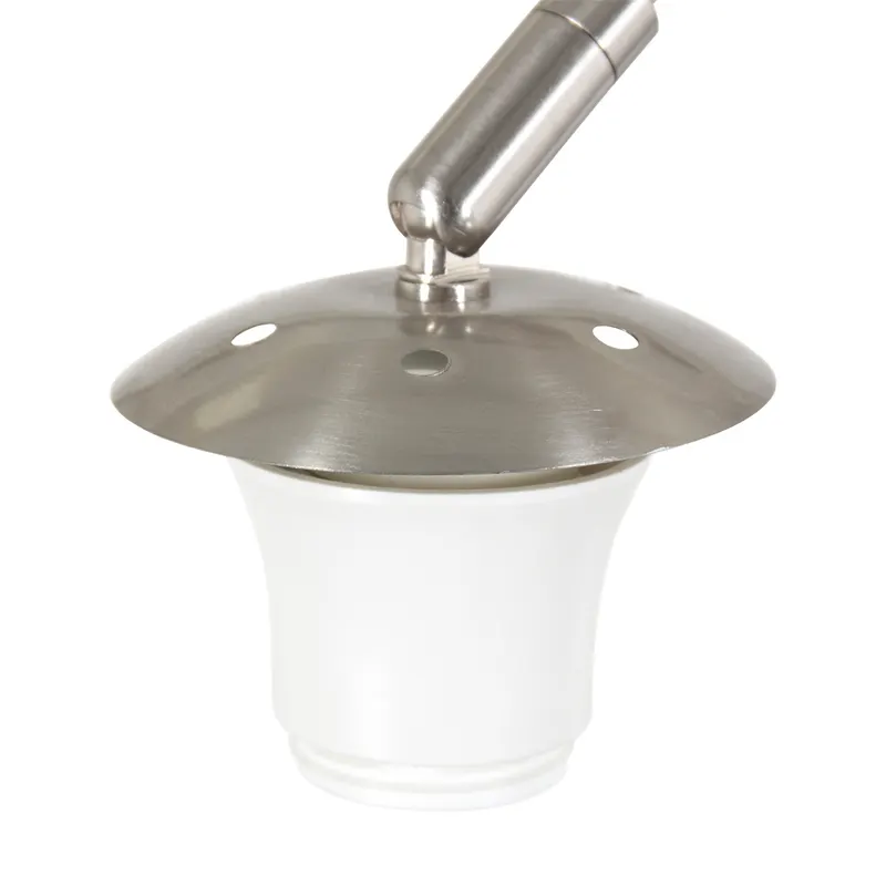 Steinhauer Sparkled Light Wandleuchte mit verstellbarem Arm in Grau, Stahl, Ansicht 12