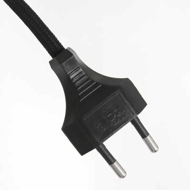 Steinhauer Stang Stehlampe aus Leinen und Metall, Schwarz in Schwarz, Ansicht 5