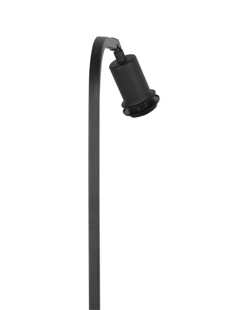 Steinhauer Stang Stehlampe aus Metall und Leinen in Schwarz, Ansicht 8