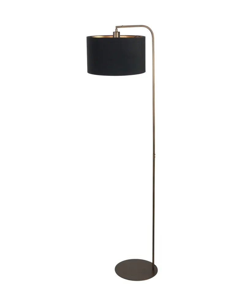 Steinhauer Stang Stehlampe aus Metall und Leinen in Bronze in Bronze, Ansicht 4