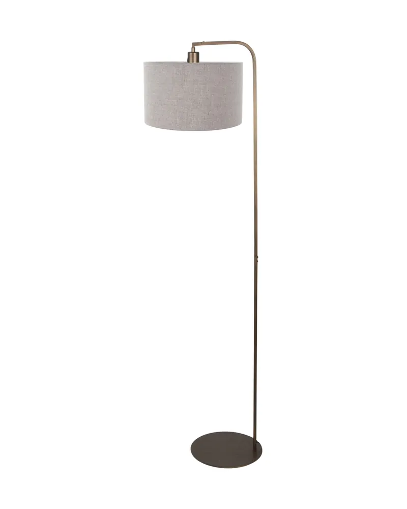 Steinhauer Stang Stehlampe aus Metall und Leinen in Bronze in Bronze, Ansicht 3
