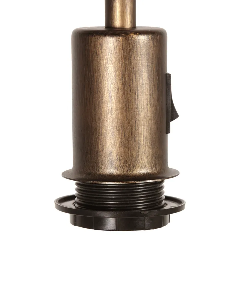 Steinhauer Stang Stehlampe aus Metall und Leinen in Bronze in Bronze, Ansicht 6