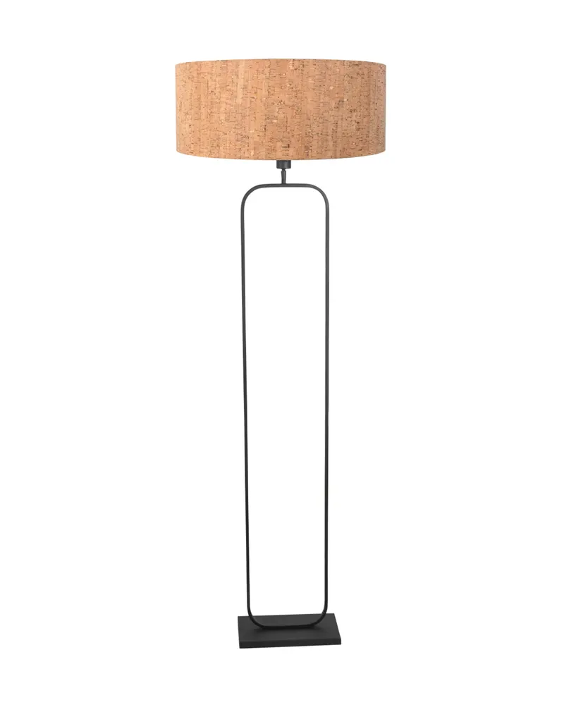 Steinhauer Stang Stehlampe aus Kork und Metall in Beige, Schwarz, Ansicht 3