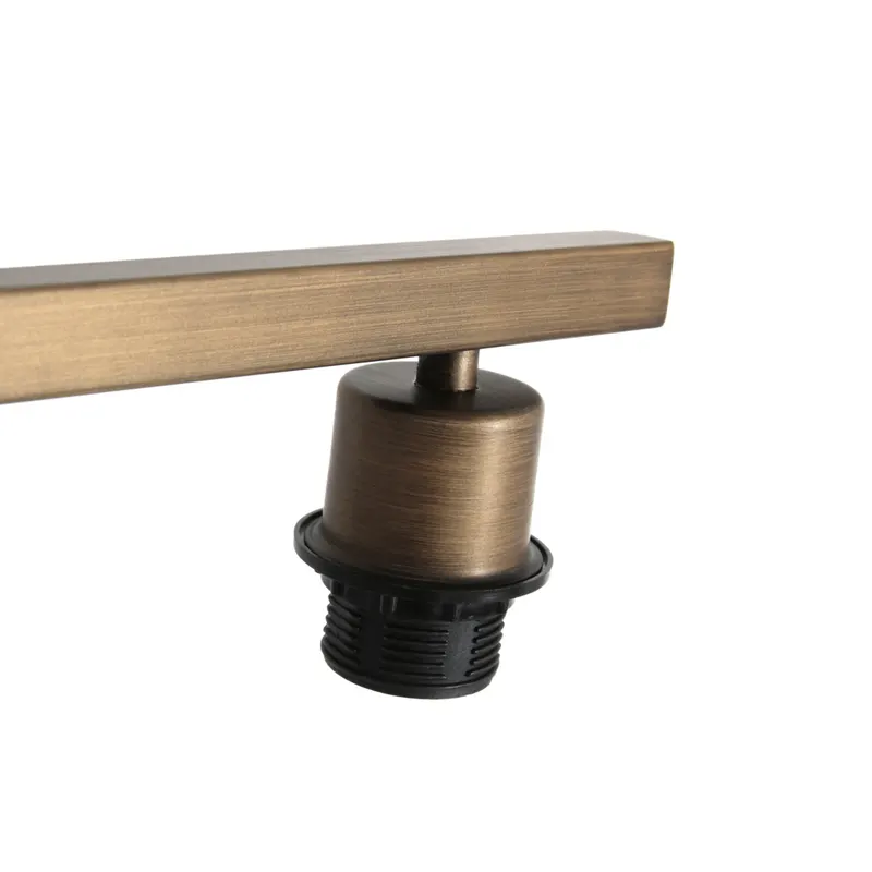 Stang Stehlampe aus Leinen und Metall, Bronze in Bronze, Ansicht 7