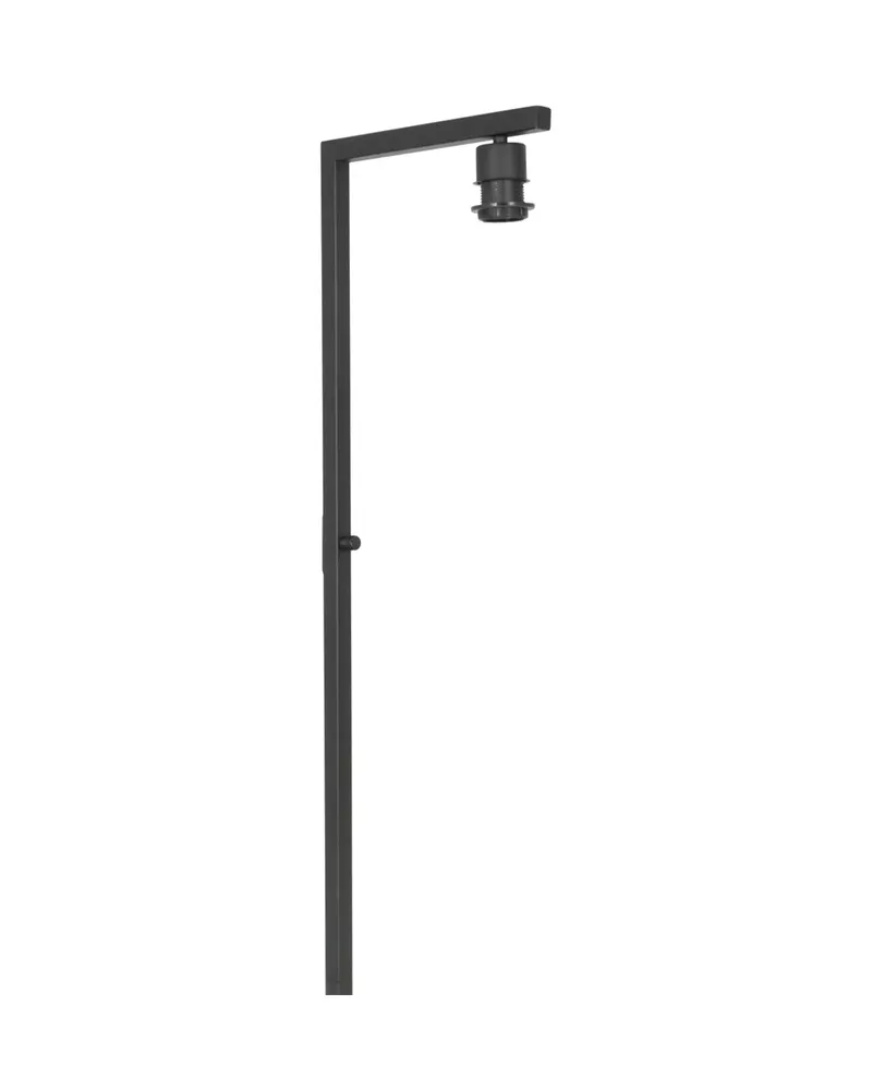 Steinhauer Stang Stehlampe in Schwarz und Leinenweiß in Schwarz, Ansicht 10