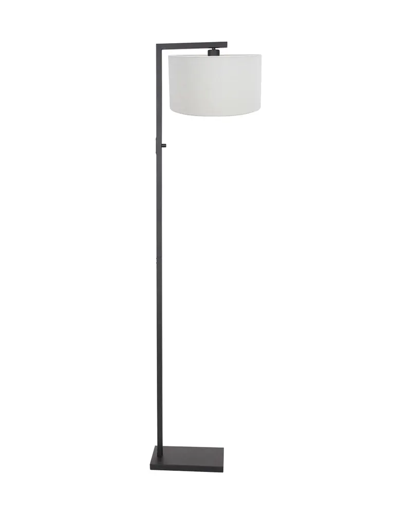 Steinhauer Stang Stehlampe in Schwarz und Leinenweiß in Schwarz, Ansicht 3