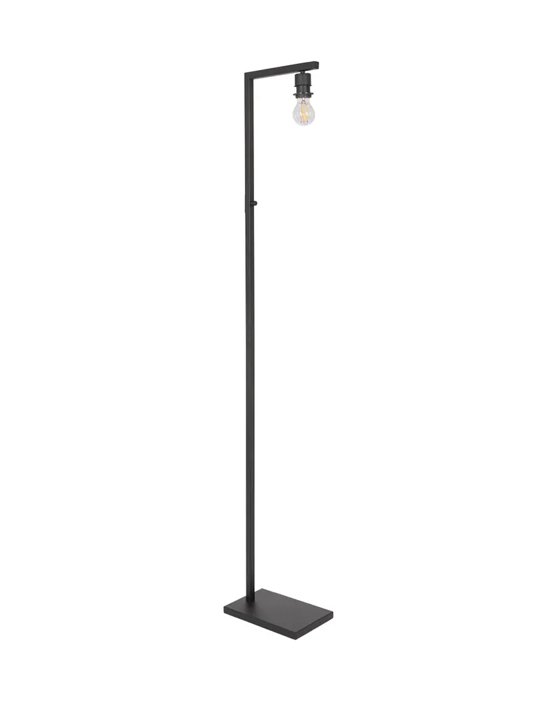 Steinhauer Stang Stehlampe in Schwarz und Leinenweiß in Schwarz, Ansicht 4