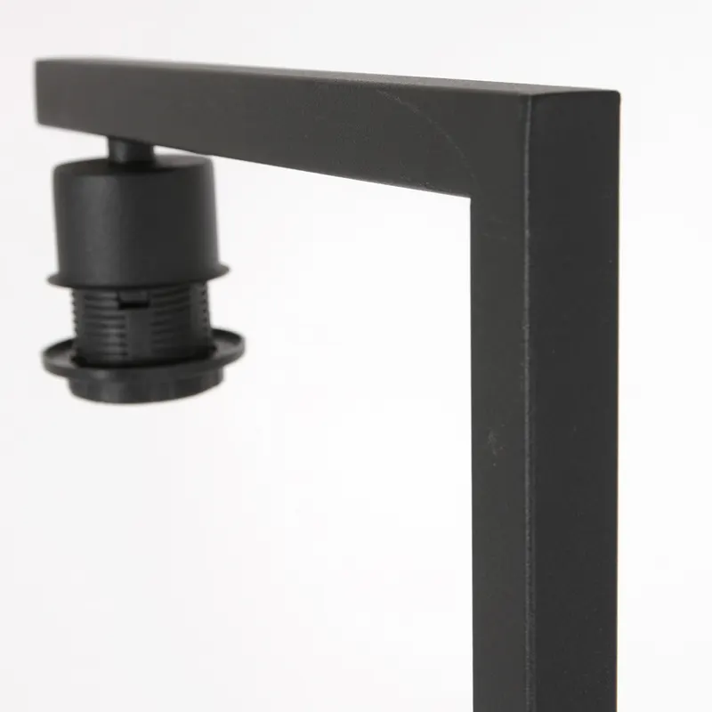Steinhauer Stang Stehlampe in Schwarz und Leinenweiß in Schwarz, Ansicht 5
