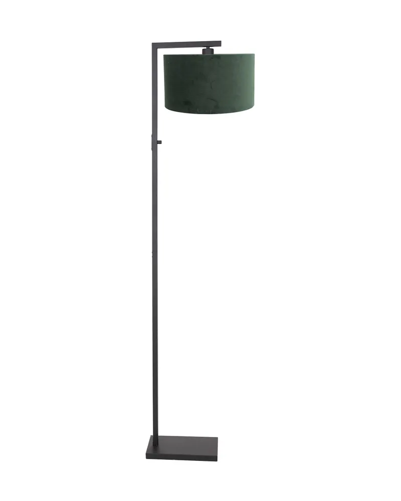 Steinhauer Stang Stehlampe aus Metall und Textil in Grün, Ansicht 2