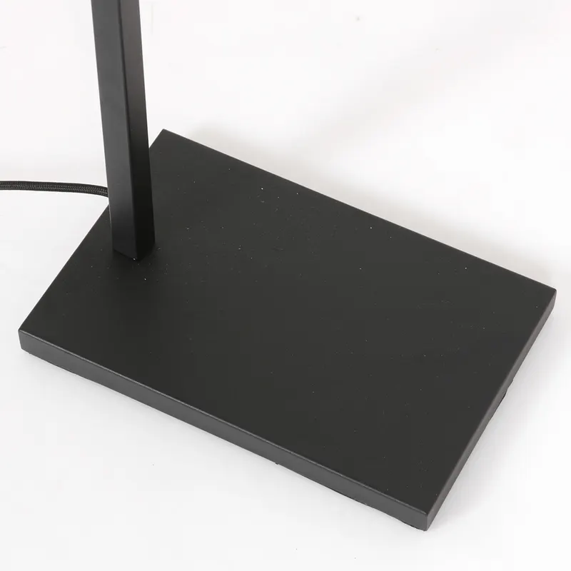 Steinhauer Stang Stehlampe mit Lesearm und E27-Fassung in Schwarz, Ansicht 8
