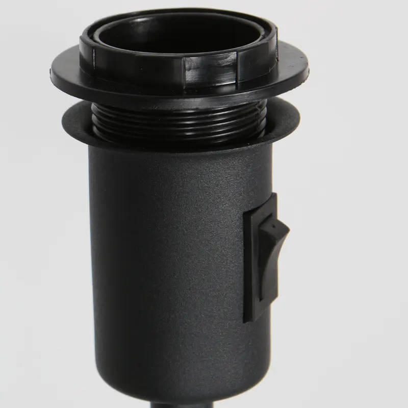 Stang Stehlampe mit Lesearm aus Leinen und Metall in Schwarz, Ansicht 6