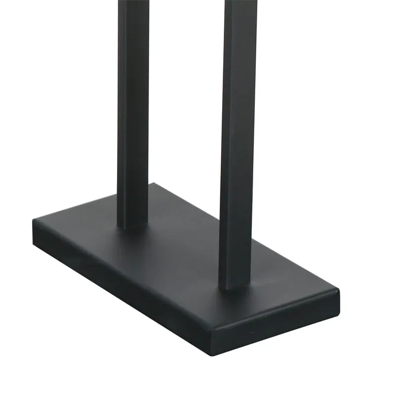 Steinhauer Stang Tischlampe aus Leinen und Metall in Schwarz, Ansicht 4