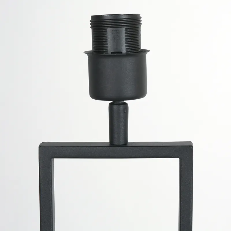 Stang Tischlampe aus Leinen und Metall in Grau, Ansicht 13
