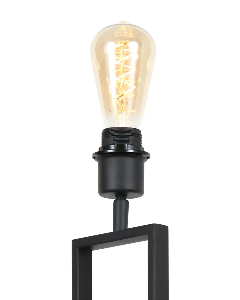 Stang Tischlampe aus Leinen und Metall in Grau, Ansicht 9