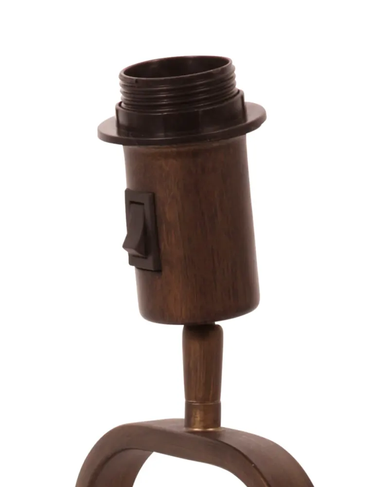 Steinhauer Stang Tischlampe aus Leinen und Metall, Bronze in Bronze, Ansicht 5