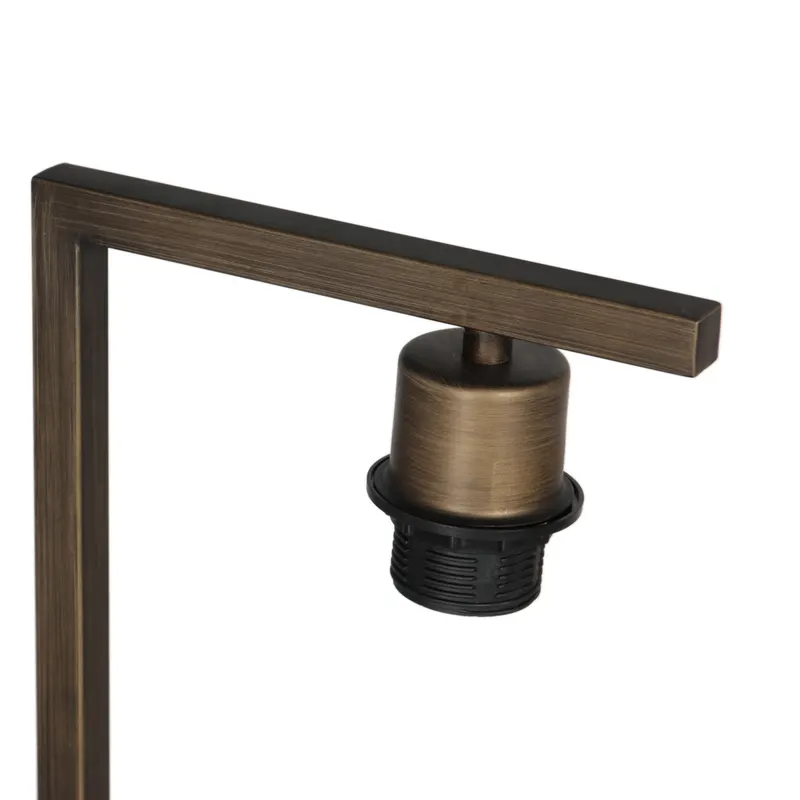 Stang Tischlampe aus Metall und Kork in Beige, Bronze, Ansicht 6