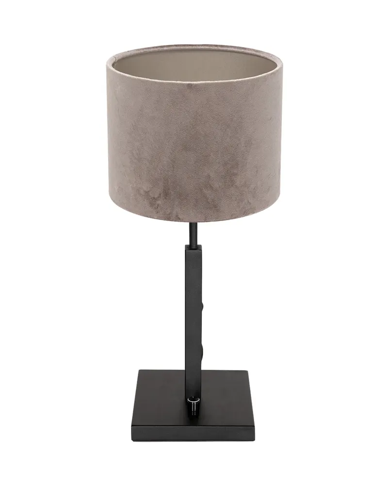 Stang Tischlampe in Grau und Schwarz mit E27-Fassung in Grau, Ansicht 2