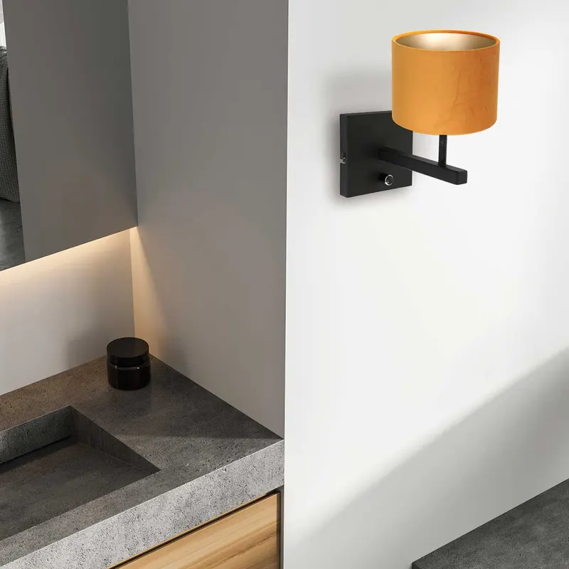 Stang Wandleuchte mit E27-Fassung in Gold, Ansicht 2